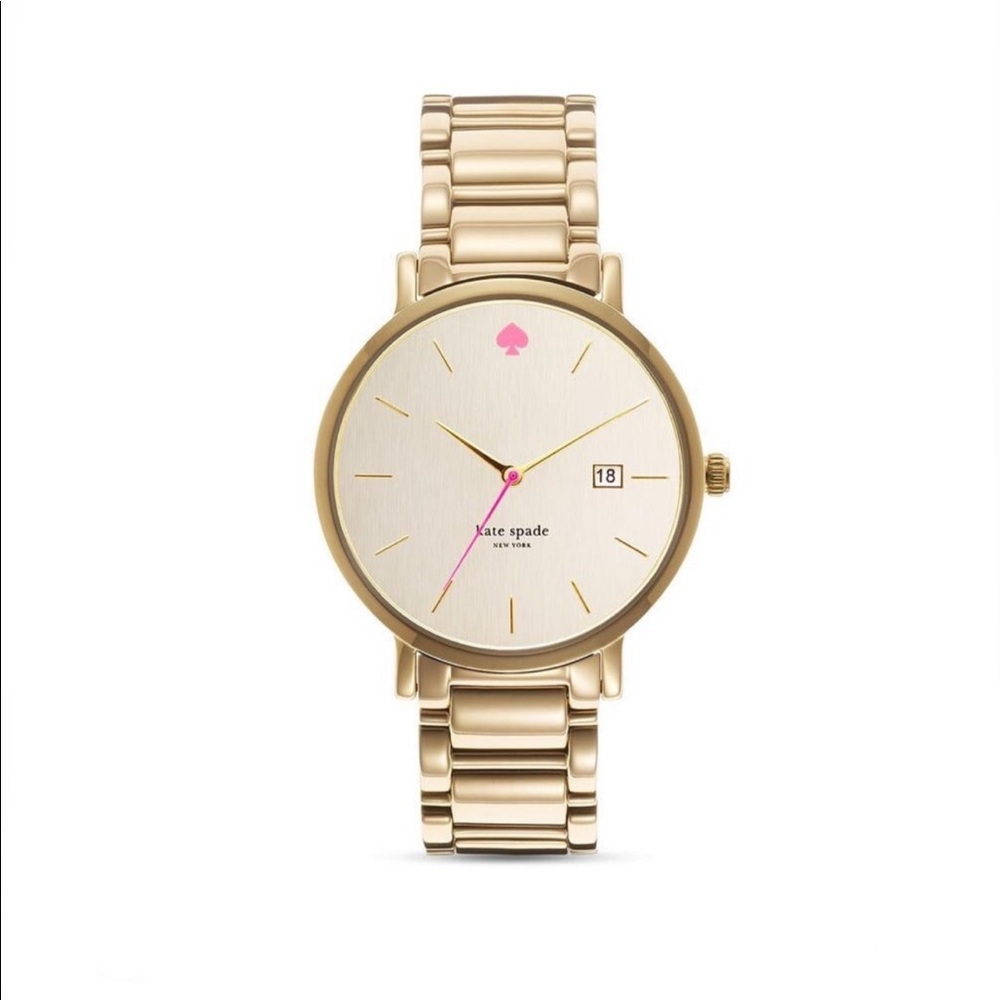 NWT Kate Spade Gold Gramercy Watch